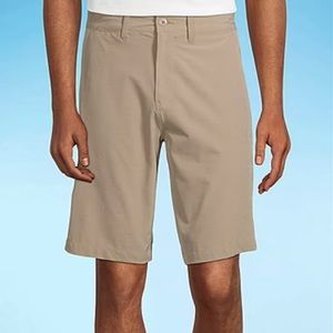 Burnside Mens Hybrid Quick Dry Swim Trunks With 10" Inseam Sz 34